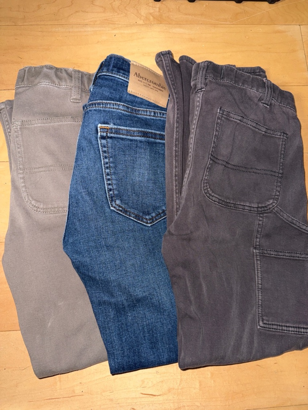 Abercrombie kids loose pant and jeans bundle boys size 9/10